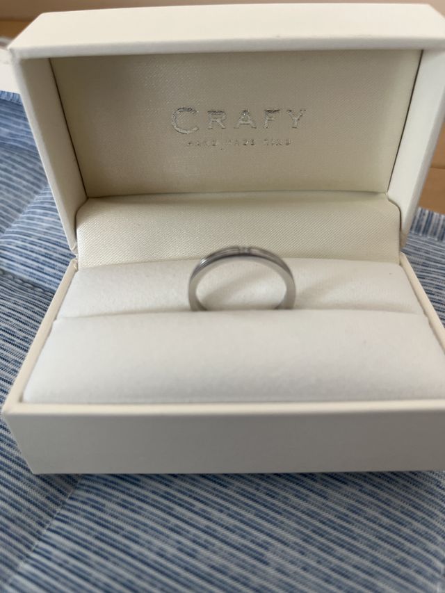 自分好みの指輪ができました。
