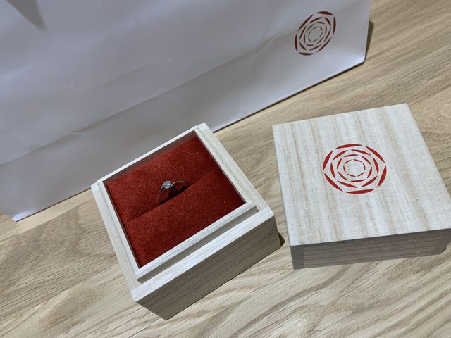 受け取りの時のもの