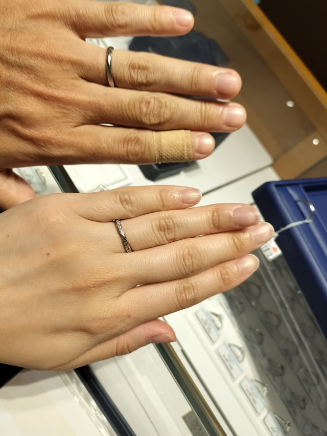 結婚指輪です。
