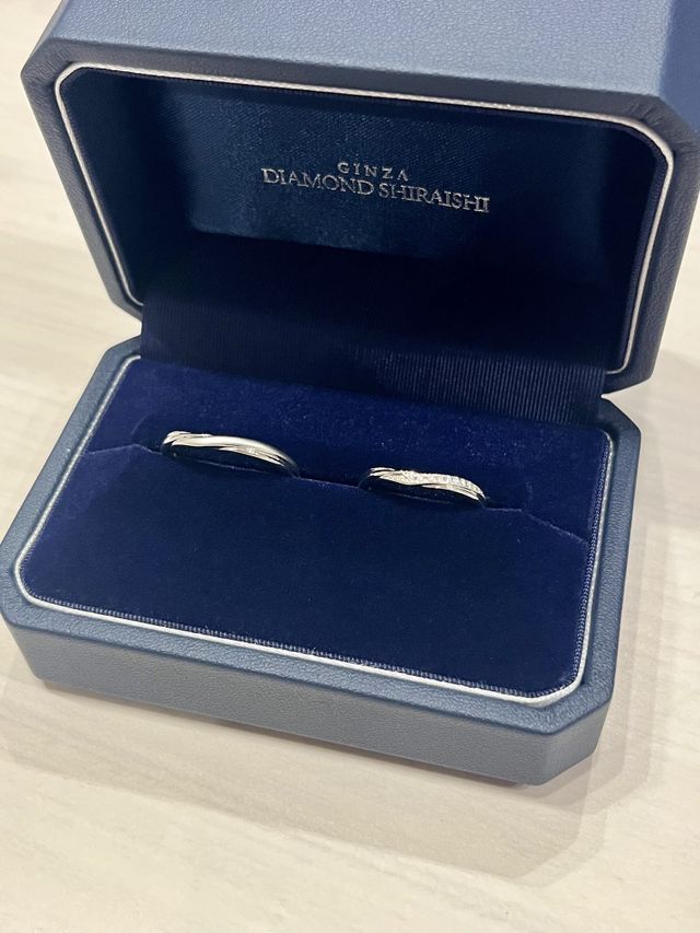 夫とペアのデザインにしました。