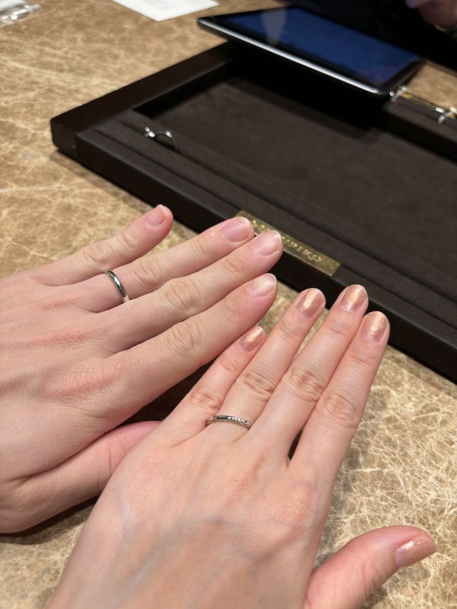 試着した際の写真です。