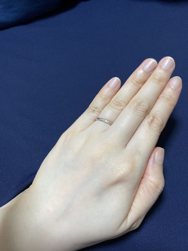 158cm、体型普通、骨格ナチュラル、ブルベの女が着用