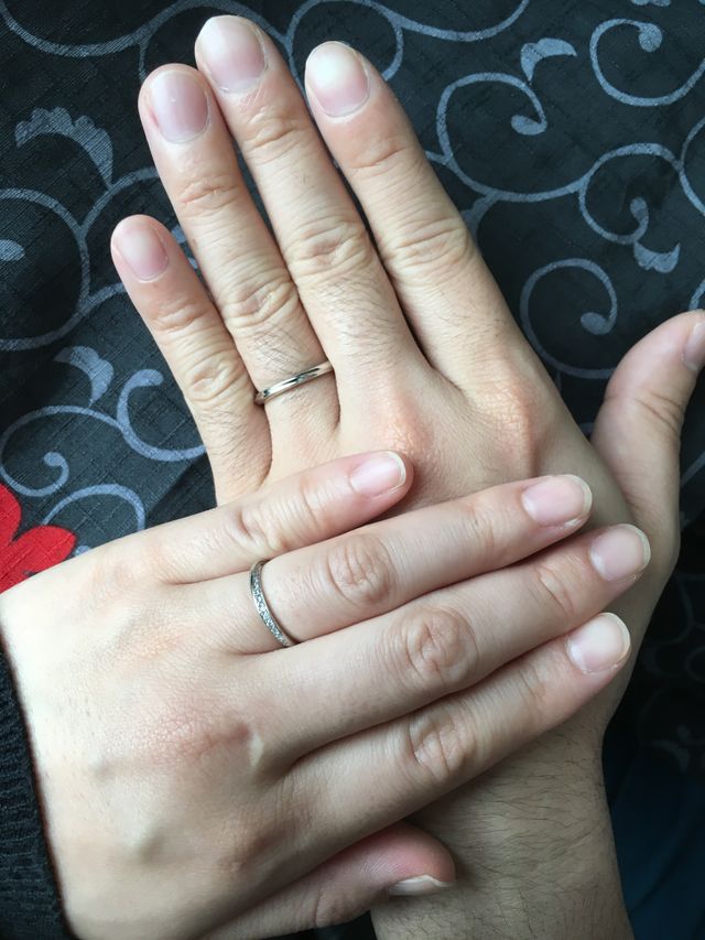 ペアで同じデザイン選びました