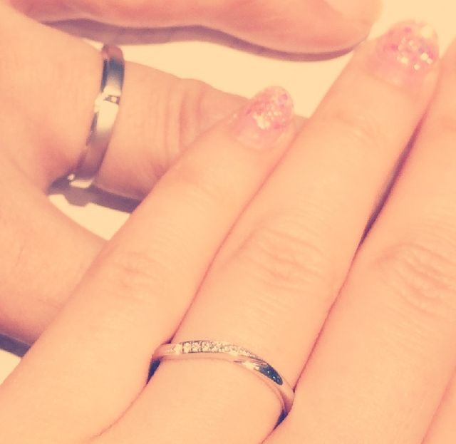 華奢なデザインが可愛い