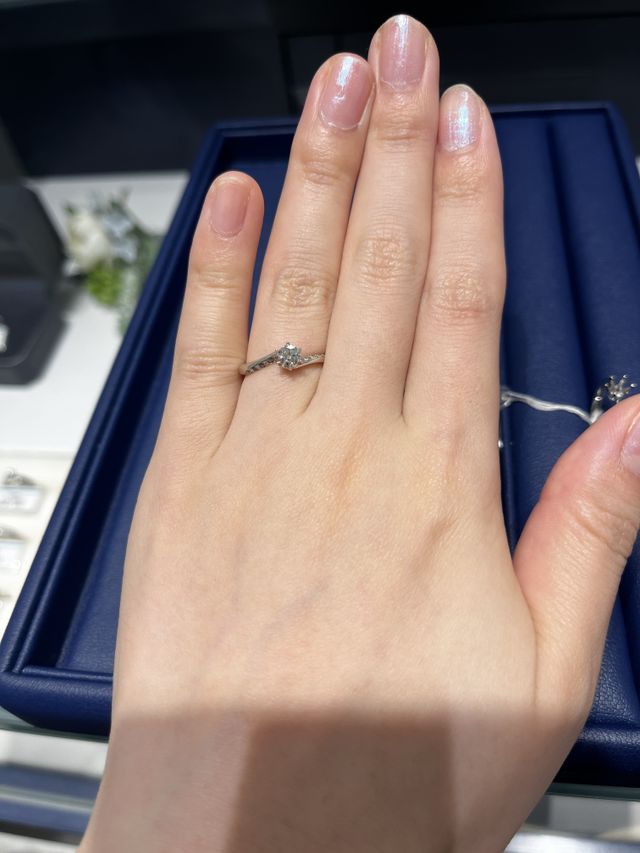 試着時の写真です