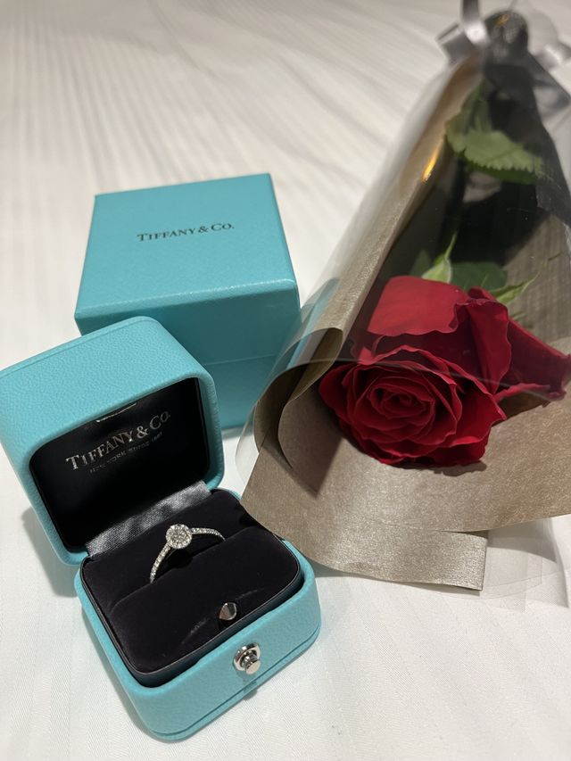 プロポーズのお花と一緒に。