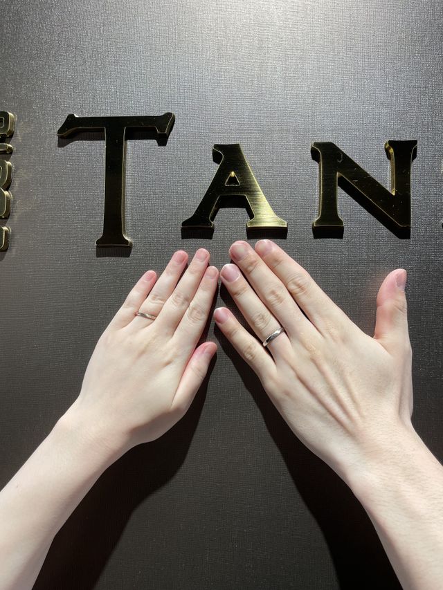 記念の一枚。面取り和紙加工が映えるデザインで満足です！