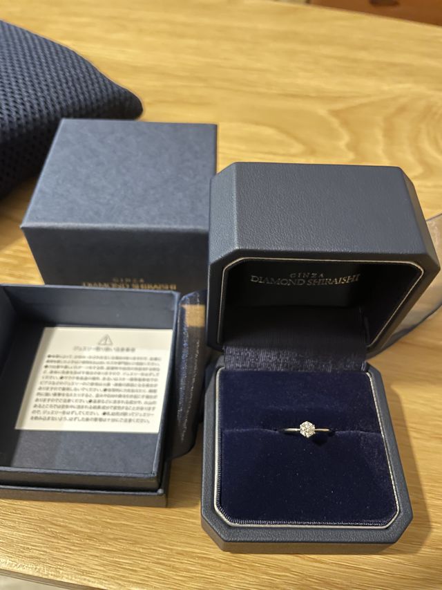 シンプルな一粒ダイヤ
