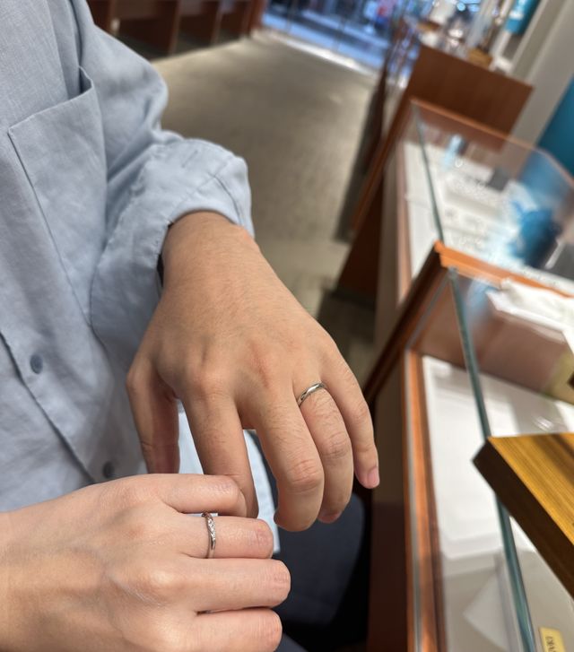イリュミティの結婚指輪です！