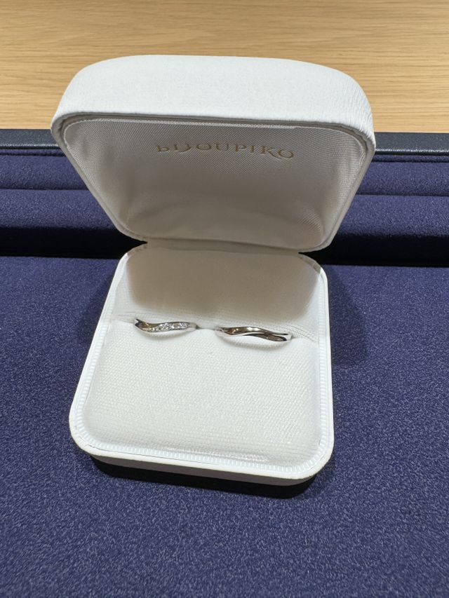 結婚指輪です。