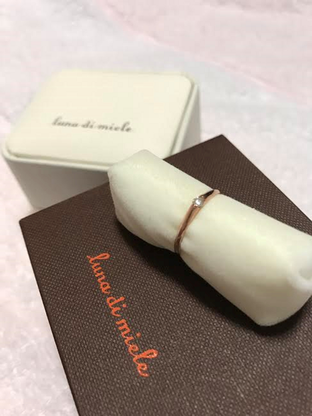 女性らしい細いラインのピンクゴールド♡