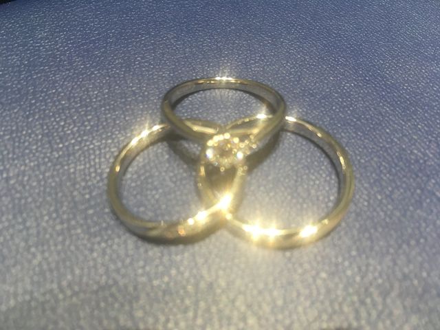 婚約指輪も同じブランドでした。結婚指輪との相性はもちろん◎