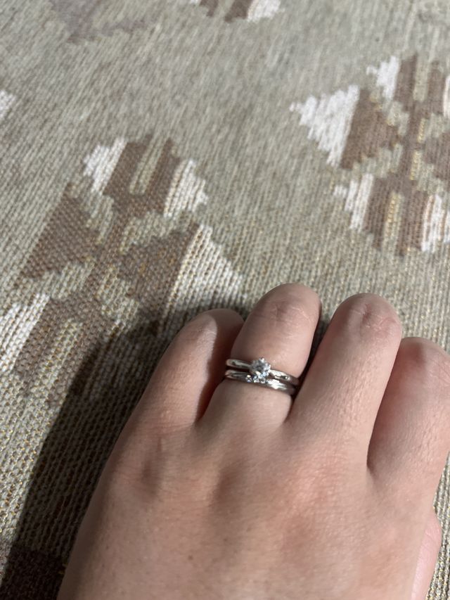 シンプルなので重ね付けも綺麗です！