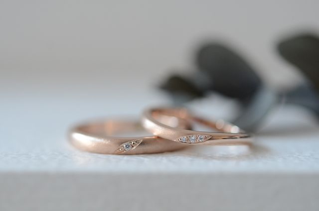 作成した結婚指輪