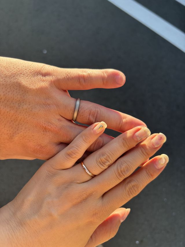月日という種類のリングにしました