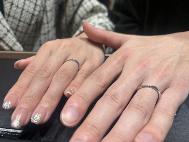 上から見てもキラキラしています。