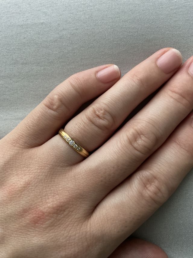 着用した状態です。