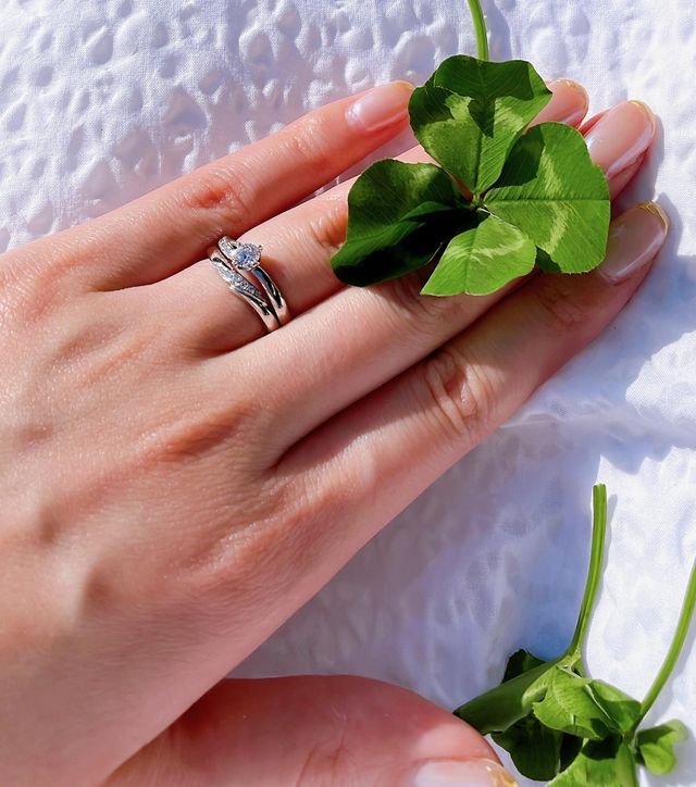 重ね付けがかわいい