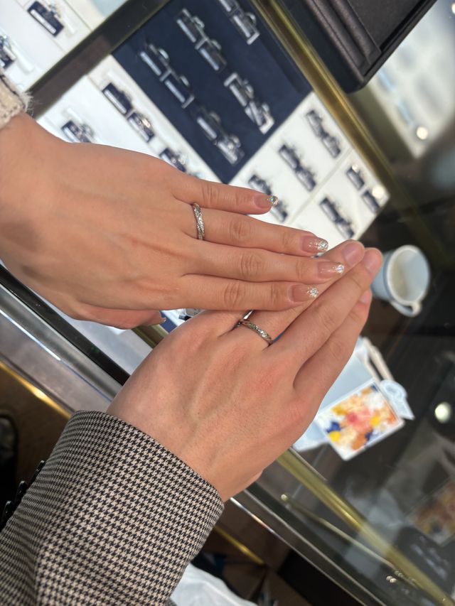 ペアでつけられます