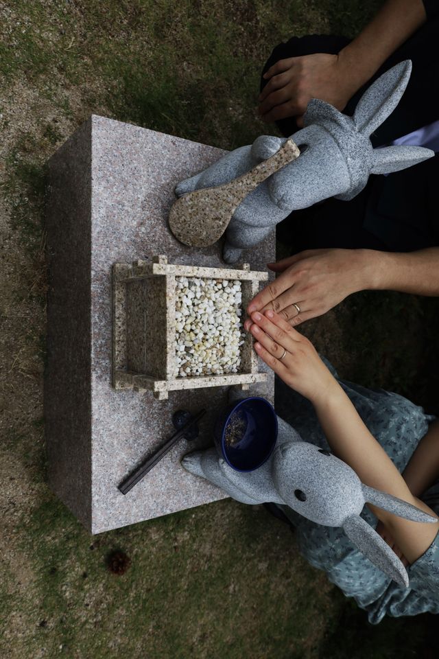 出雲結さんに指輪を受け取りにいった時に撮影してもらいました。