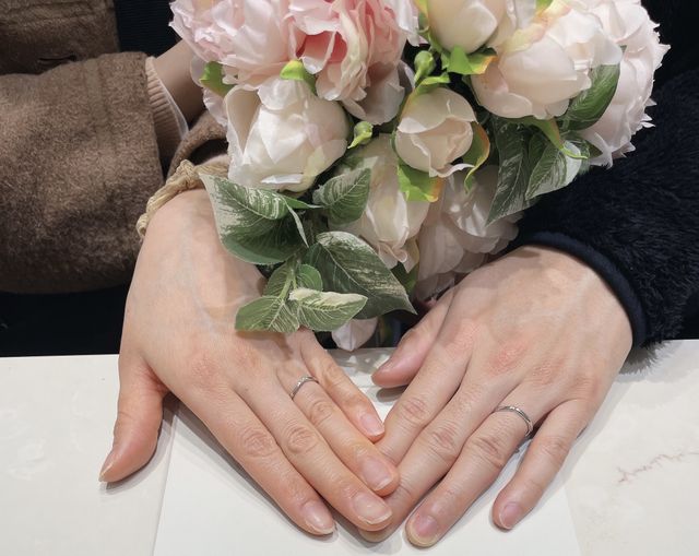 仕上がり後の着用写真