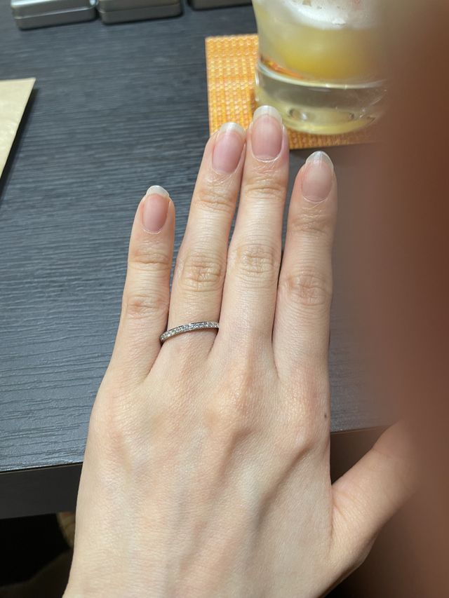 ディアーズで購入したハーフエタニティ