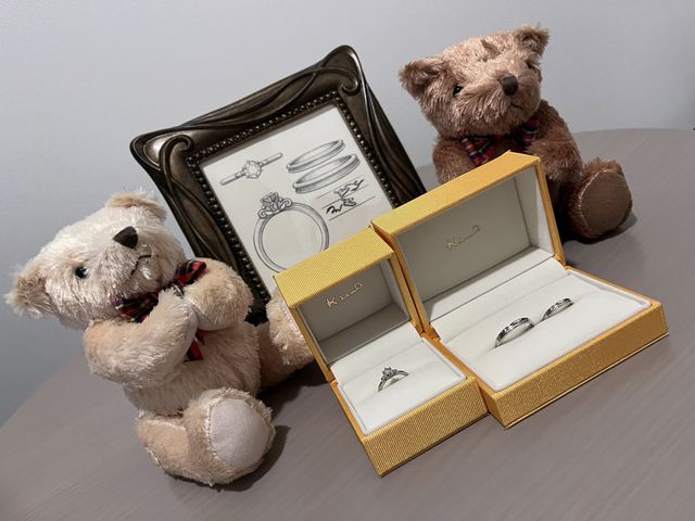 婚約指輪（コロッラ）
結婚指輪（ミルキーウェイ）