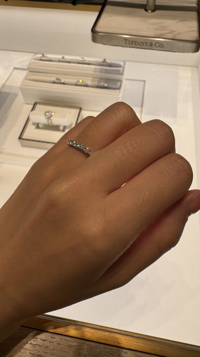 ティファニーフォーエバーバンドリング