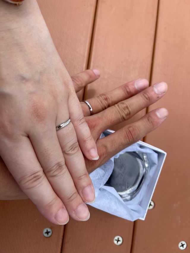 改めてプロポーズ