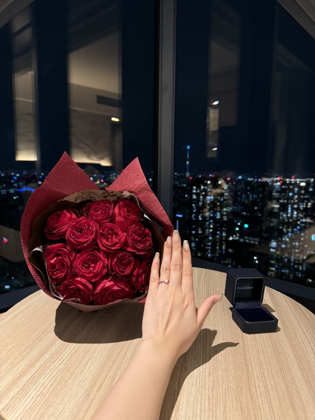 プロポーズで貰った時の写真です☺︎