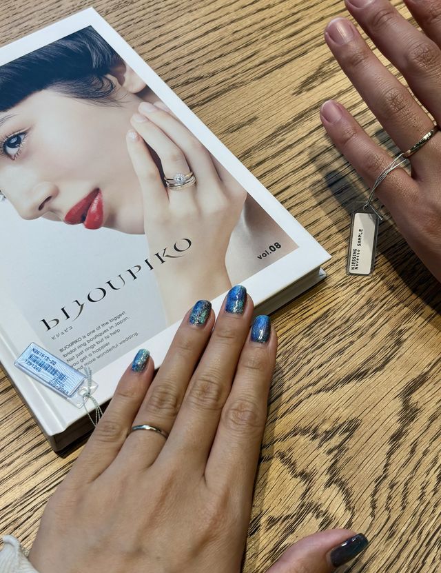 お店で試着したときの写真です