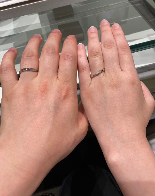 ハンド診断を元に選んでいただいた指輪です