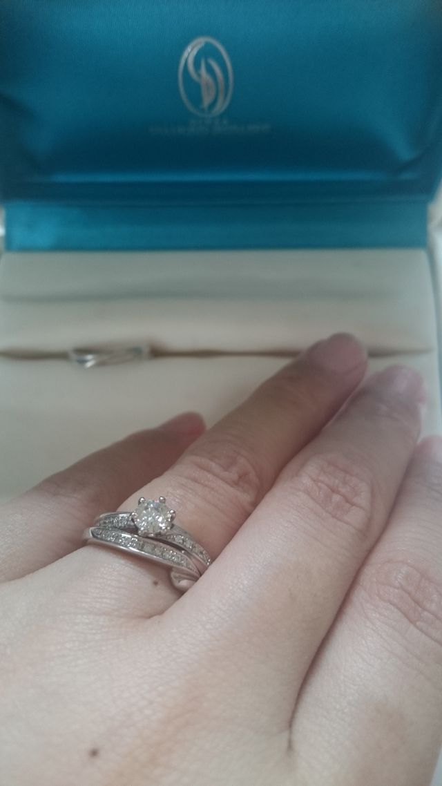婚約指輪+結婚指輪