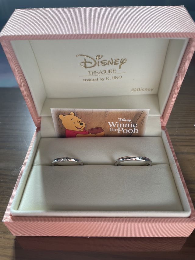 ディズニーの刻印を入れていただきました。