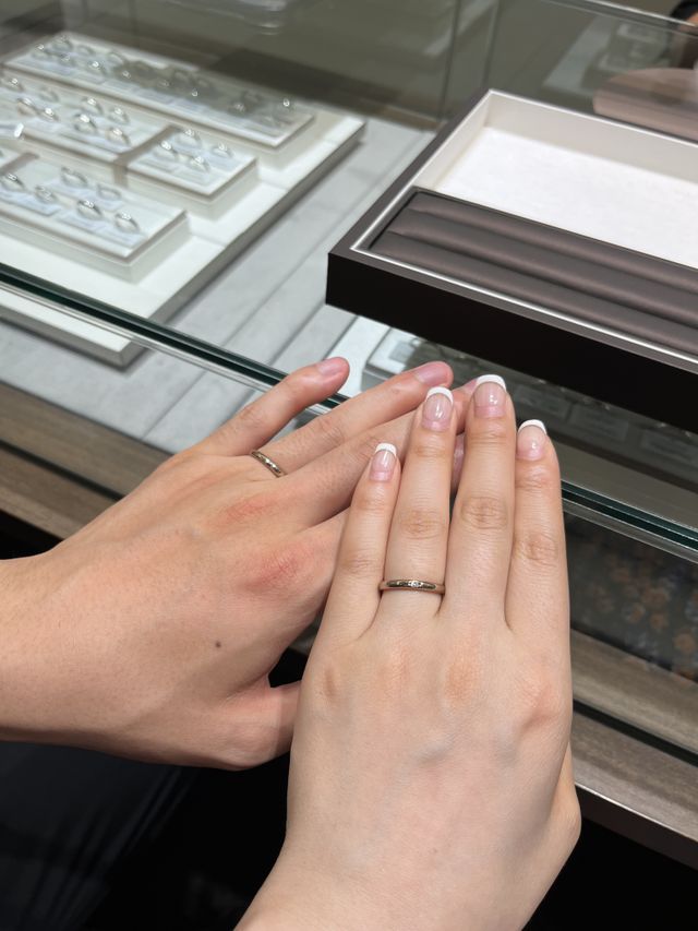 ゴールドとプラチナなコンビネーション