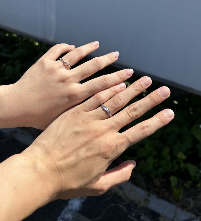 嬉しくて着けてからすぐに撮りました！