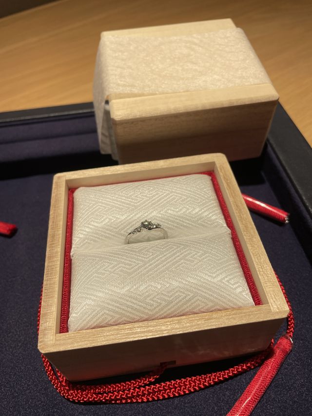 シンプルかつダイヤも主張されて日常的にも身につけられます！