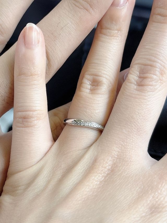 実際に着けている写真です！