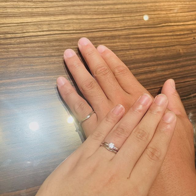 amatuの「羽」セットリングを購入させて頂きました。