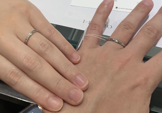 試着時の写真です