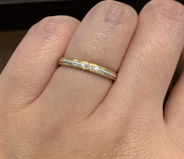 イエローゴールド×プラチナ