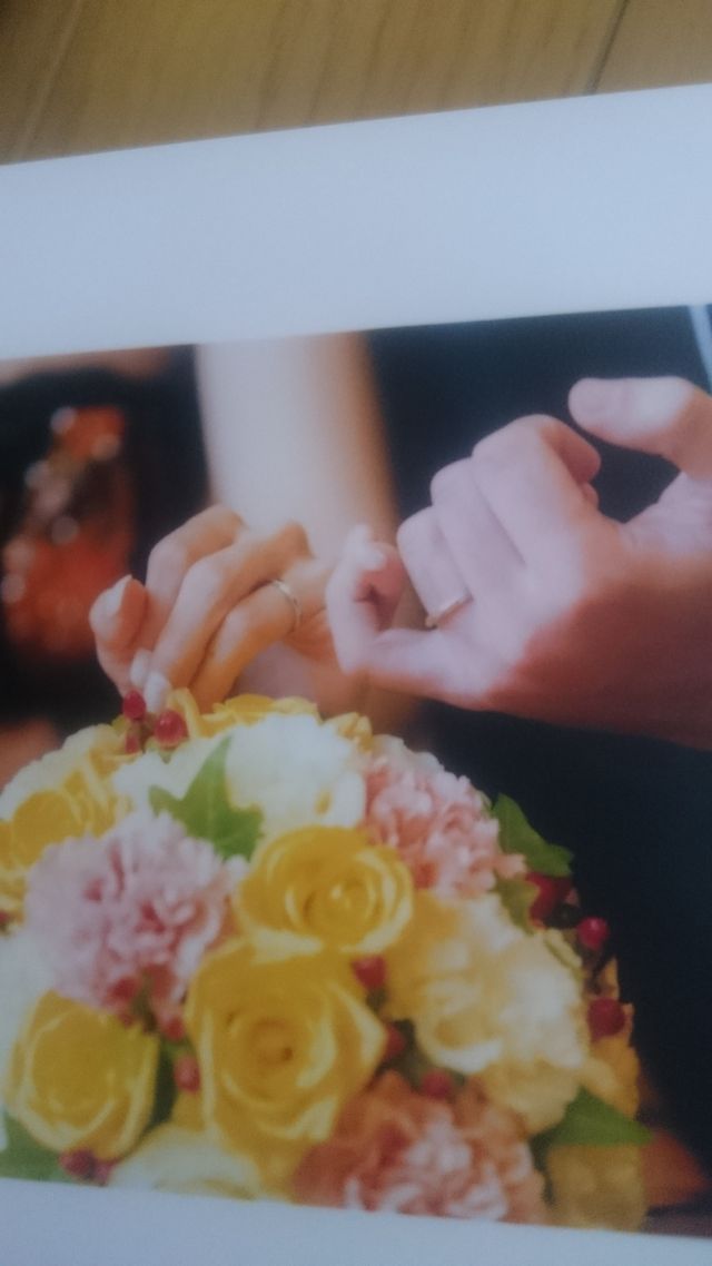 結婚式の時もプロに素敵に撮ってもらいました