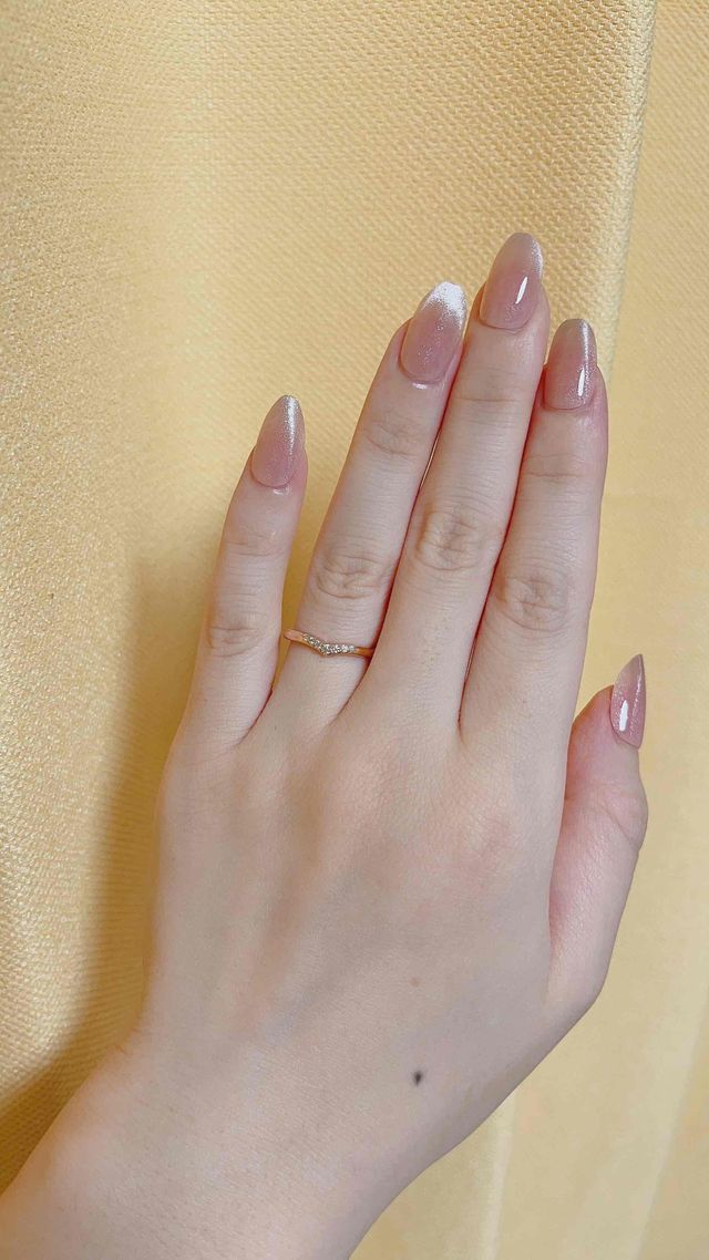 ピンクゴールドなので肌なじみがよすぎる