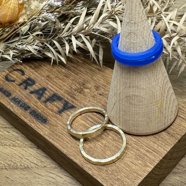 世界でひとつだけの結婚指輪が出来ました。