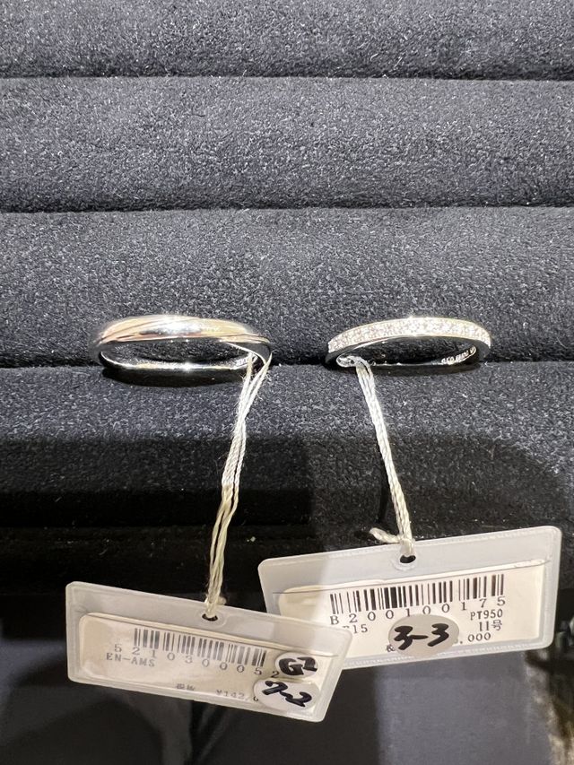 ハーフエタニティ狙いで見に行きました