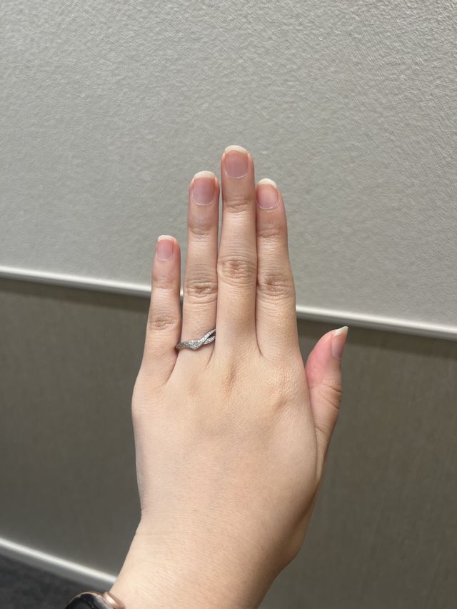 予算内でとってもかわいいリングを紹介してくれました。