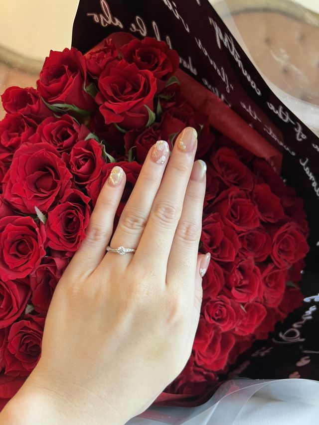 デザインとダイヤの輝きが最高！