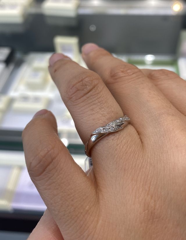 試着時の写真。