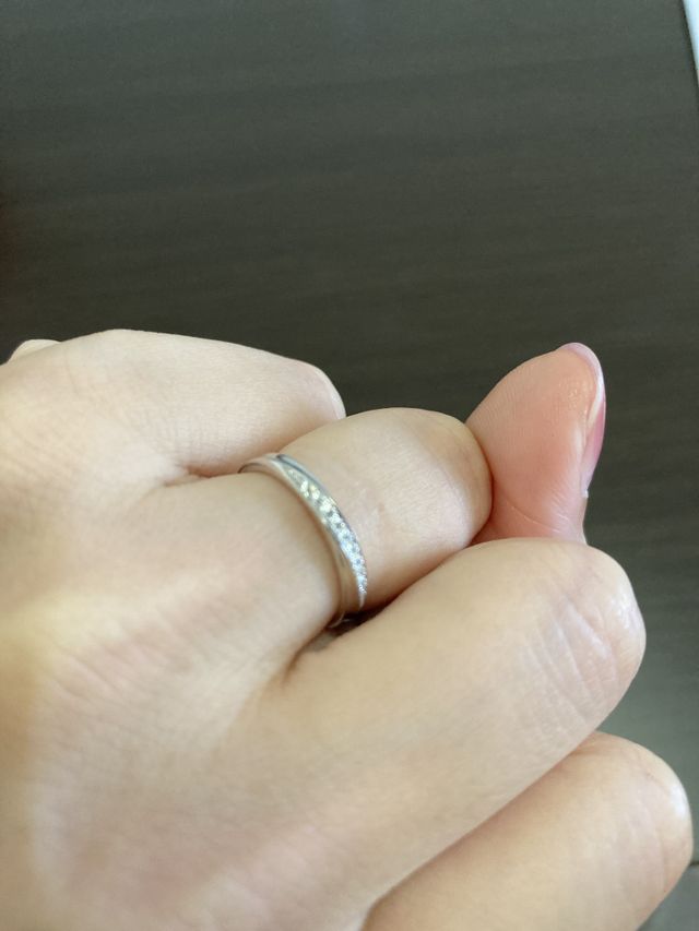 細身で気に入っている