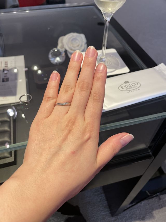 結婚指輪です。